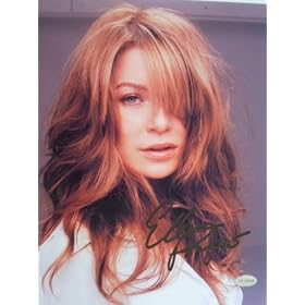 Ellen Pompeo Hair in Face 8x10 Signed Photo Certificate of Authenticity