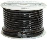 8 Awg Ofc Black Ground Wire 25 Ft Spool