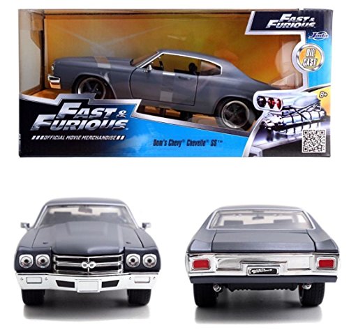 Dom s Chevrolet Chevelle SS Matt Gray "Fast & Furious" Movie 1/24 by Jada 97835