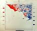 1933 Colour Map Italy Statistics Foggia Land Ownership