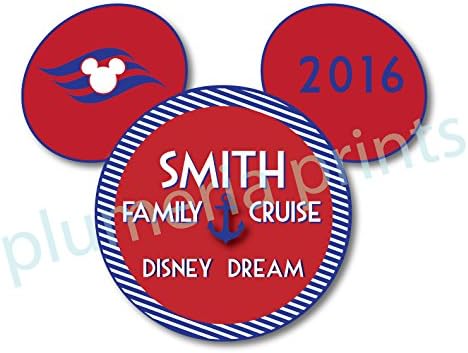 NAUTICAL Large Family Mouse Head Magnet