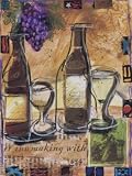 Wine Cellar Ll - Artist: Tanya M Fischer - Art Print on Canvas - Image Size: 12.00 by 16.00 inches Art Print on Canvas