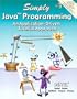 Simply Java Programming: An Application-Driven™ Tutorial Approach