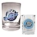 Utah Jazz Rocks Glass and Square Shot Glass Set  (Primary Logo)