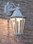 Gro�e 100 Watt Wandau�enleuchte stehend wei� EL1331
