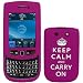 from AIO Hot Pink Keep Calm Silicone Case For Blackberry Torch 9800/9810 & Film