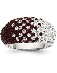 Sterling Silver Swarovski Elements College Station Spirit Ring