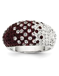 Sterling Silver Swarovski Elements Starkville Spirit Ring