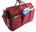 Periea ‘Keriea’ Handbag Organiser Insert – Ideal for Most Medium Sized Handbags – 12 Pockets (Red with Embossed Letters)