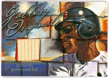Rickey Henderson 2003 Topps Gallery Originals Game Used Bat