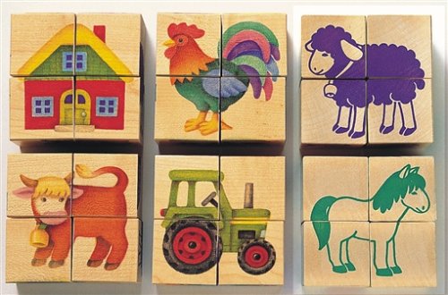 Childrens Toyshop   : Selecta 2485 - Farm Bilderwürfel