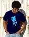 T-Shirt Basketball Slasher-XL-navy-skyblue