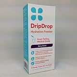 Drip Drop Hydration Powder Berry Flavor 8 Packets Per Box (4 Boxes)