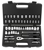 Stanley 92-809 MaxDrive 60-Piece 1/4 and 3/8-inch Standard and Metric Socket Set With Case