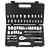 Stanley 92-809 MaxDrive 60-Piece 1/4 and 3/8-inch Standard and Metric Socket Set With Case