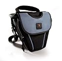 Tuff-Luv 'ZipNGo' holster / telescopic style / Top-loader case & Lens cloth for digital SLR camera in size: 2 / colour: Blue / Compatible with (Nikon Coolpix D80 / D40x / D40 / P80 / D700 / P80 / D90 / D60 / P90 / D3000 / P90 / P80 / D3S)
