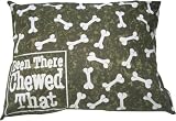 Pet Dog Bed Large Size Washable Cover Only - Blue Been There Chewed That Design