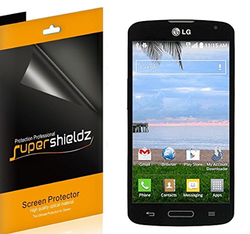 [6-Pack] SUPERSHIELDZ- Anti-Glare & Anti-Fingerprint (Matte) Screen Protector Shield For LG Access LTE (Straight Talk) + Lifetime Replacements Warranty - Retail Packaging