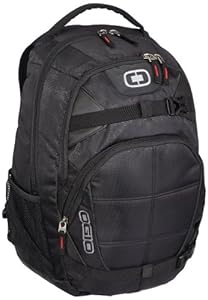 Ogio Rebel Laptop/Tablet Backpack (Black, Medium)