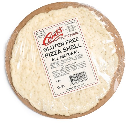 Conte's Gluten Free Prebaked Pizza Shell, 8-Ounce Boxes (Pack of 5)