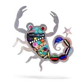 Fearless Scorpio the Scorpion Zodiac Pin #0908