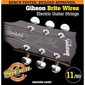 Gibson G700ML médio luz Brite Wires guitarra elétrica cordas
