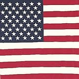 Bandana, U.S. American Flag, 22''