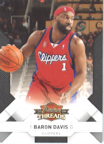 2009 /10 Panini Threads Basketball Card # 50 Baron Davis Los Angeles Clippers Mint Condition - Shipped In Protective ScrewDown Display Case!