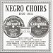 Negro Choirs: 1926-1931 [UK-Import]