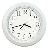 Westclox Simplicity Wall Clock, White