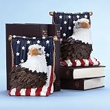Alabastrite American Eagle Bookends
