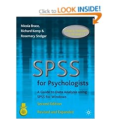 SPSS for Psychologists