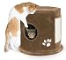 Pet Supplies : Lazy Pet Plush Single Cat Condo, Tan