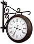 Durocraft W-TH011-63 Two-Sided Weather Clock, 15-Inch Diameter