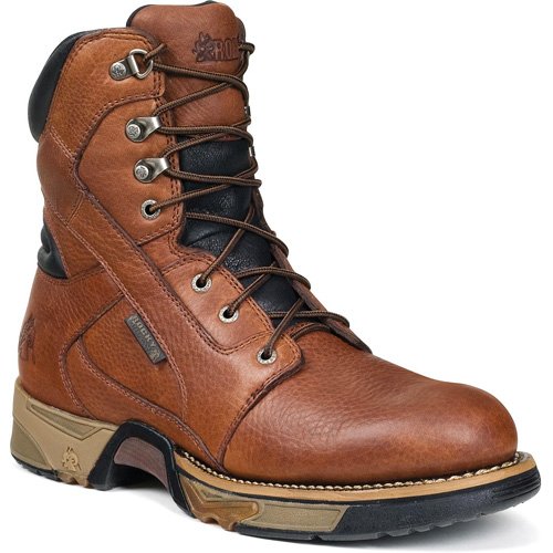 51DYa1UUOiL Mens Rocky AZTEC 8 Durable WP Leather Work Boots