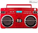 Lasonic Ghetto Blaster I931X Docking Station - Red