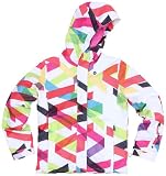 Roxy Jet Girl Jk - Doudoune Ski - Fille - Blanc/Noir/Bleu/Vert/Rouge - 12 ans