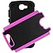 Alcatel One Touch Fierce 2 and Alcatel Pop Icon Cyber Defender Case - Pink by ElBolt with Free HD Screen Protector