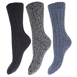 Womens Extra Warm Wool Thermal Socks (Pack of 3)