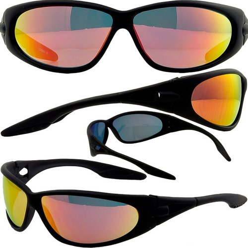 Killer GT Red Mirror Titanium Oxide Coated Biker Sunglasses