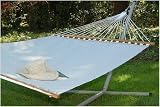 Outdoor Living : Castaway M-1318SAND Large Open Weave Hammock