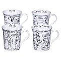 Disney Sketch Book Mug Set of 4 - Assorted