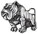 Cool 3-D Bulldog Belt Buckle Bull Dog Junkyard