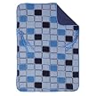 Rain or Shine Kids 'B' Blanket - Blue Squares