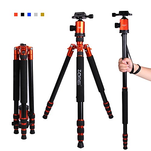 Zomei z818 65-inch lightweight camera tripod, aluminum …