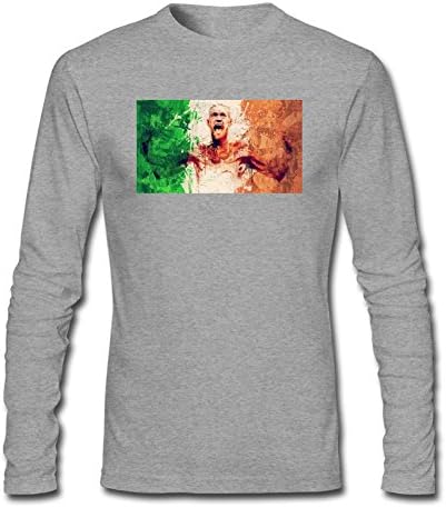 OWKJ Men's Conor McGregor King of UFC Long Sleeve T-shirt XL ColorName