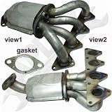 2001-2005 Hyundai Accent 1.6L Exhaust Manifold W  Catalytic Converter by APDTY