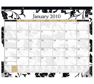 Blue Sky Barcelona Desk Pad 22 x 17 - 2010