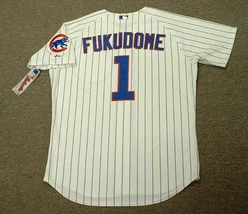KOSUKE FUKUDOME Chicago Cubs AUTHENTIC Majestic Home Baseball Jersey, 48/XL