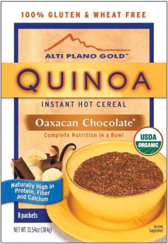 AltiPlano Gold Gluten-Free High Fiber Instant Hot Quinoa Cereal: Oaxacan Chocolate 12-Pack